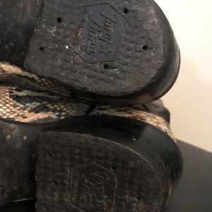 Tony Lama snake skin cowboy boots